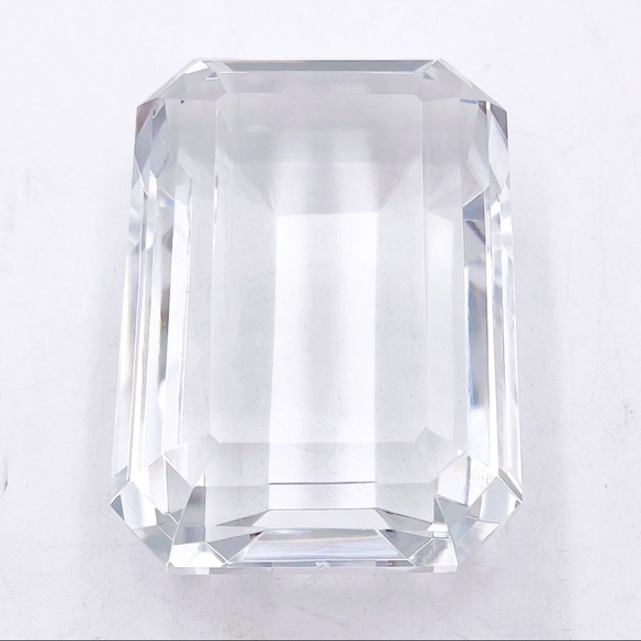 Tiffany & Co. Other - Tiffany & Co. Emerald Cut Crystal Paperweight